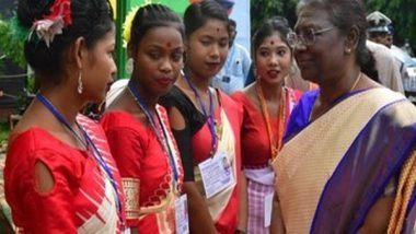 India News | President Murmu Interacts with Women Tea Workers in Tripura, Says They Represent State's Social Diversity