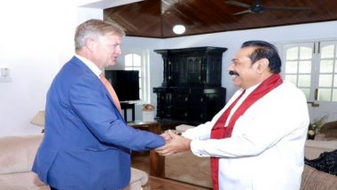 World News | Erik Solheim Meets Former Sri Lanka PM Rajapaksa in Colombo, Discusses Economic Recovery