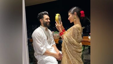 Entertainment News | A Glimpse at Mouni Roy's First Karwa Chauth