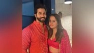 Entertainment News | Karwa Chauth 2022: Varun Dhawan Breaks His Wife Natasha's Fast by Feeding Her Mithai