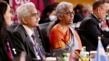 World News | Sitharaman Participates in G20 FMs, Central Bank Governors Meeting in Washington
