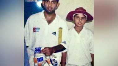 Sports News | Nitish Rana Wishes Gautam Gambir on Birthday, Shares Childhood Picture with Him