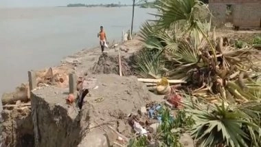 India News | Assam: Nearly 100 Families Rendered Homeless After Brahmaputra Wipes out Homes, Lands