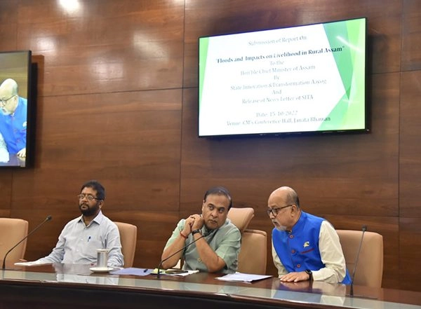 Assam CM Himanta Biswa Sarma Releases Think Tank SITA’s Report on Floods, Its Impact on Livelihood