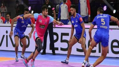 Sports News | PKL: Arjun Deshwal Steals the Show as Jaipur Pink Panthers Beat Haryana Steelers