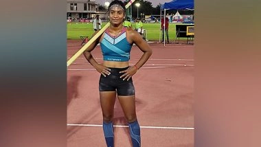 Sports News | National Open Athletics C'ship 2022: Rosy Meena Paulraj Wins Pole Vault Gold with New National Record