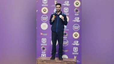 Sports News | Udhayveer's Twin Gold Sees India Consolidate Second Place at ISSF World C'ship