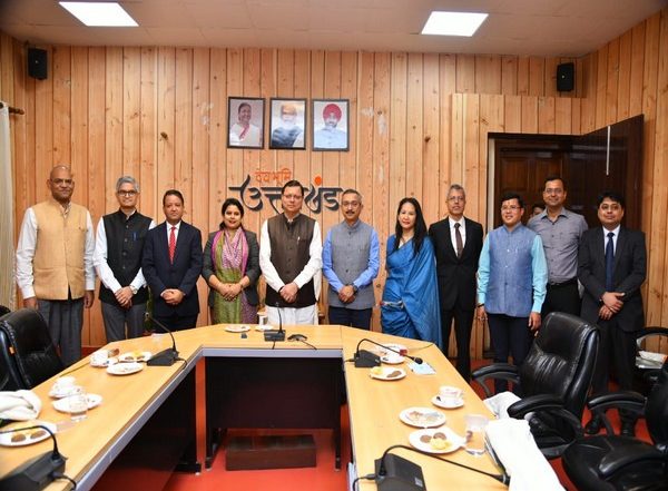 Uttarakhand CM Pushkar Singh Dhami Meets Indian Envoys to 7 Countries in Dehradun