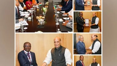 World News | Rajnath Meets African Counterparts Ahead of India-Africa Defence Dialogue