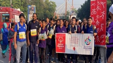 Sports News | Special Olympics Bharat Athletes Run Delhi Half Marathon to Spread Power of Sports