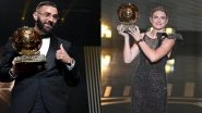 Sports News | Ballon D'Or 2022: Karim Benzema, Alexia Putellas Clinch Top Honours