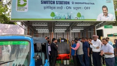 India News | Delhi CM Inaugurates 11 New EV Charging Stations, 100 EV Charging Stations to Be Operational in Two Months