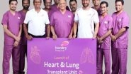 Business News | Kauvery Hospital Successfully Performed a Heart Transplant on a 35 Year Old Woman