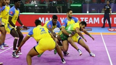 Sports News | Pro Kabaddi League: Himanshu Singh's Performance Guides Tamil Thalaivas to a Come-from-behind Victory