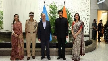 World News | UN Chief Antonio Guterres Arrives in India on a Three-day Official Visit