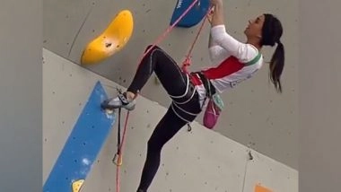 World News | Iranian Climber Elnaz Rekabi Apologises in Instagram Post After 'unintentionally' Competing Without Hijab