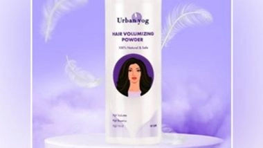 Business News | Urban Yog Launches 100 Per Cent Natural Hair Volumizing Powder for Women