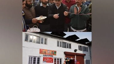 India News | 550 Metric Ton Cold Storage Facility Inaugurated in J-K's Srinagar