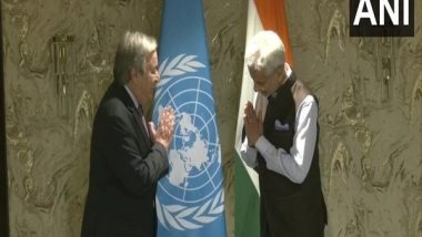 World News | Jaishankar Meets Visiting UN Chief Guterres in Gujarat