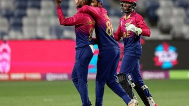 Sports News | T20 WC: Wiese Heroics Go in Vain as Namibia Bow out of Tournament After Seven Run Loss to UAE