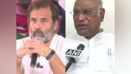 India News | Rahul Gandhi to Be in Delhi on Oct 26 for Kharge's Charge-taking Ceremony