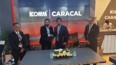 Business News | ICOMM Signs 'Make in India' Partnership with CARACAL at DEFEXPO 2022