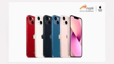 Business News | Maple Diwali Offers: Get IPhone 13 for as Low as Rs 35,900 and MacBook Air M2 at Just Rs 69,900