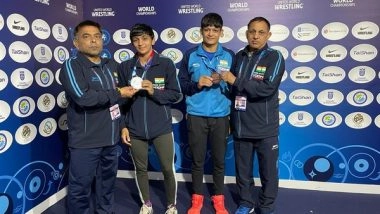 Sports News | U-23 World Wrestling Championships: Ankush Panghal Bags Silver; Mansi Claims Bronze Medal