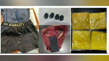 India News | Customs Seize Pure Gold Worth over Rs 1.59 Crore at Mangaluru Airport from Five Passengers