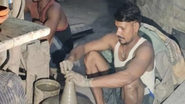 India News | West Bengal: Dakshindari Potters Expect Good Sales This Diwali After Two Years of COVID Pause