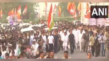 India News | Bharat Jodo Yatra Resumes Its Karnataka Leg from Raichur