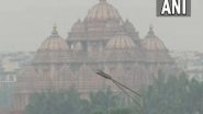 India News | Delhi's Air Quality Remains in 'poor' Category Day Before Diwali, Smog Blanket Covers Sky
