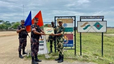India News | Assam: BSF, Border Guard Bangladesh Exchange Sweets on Occasion of Diwali