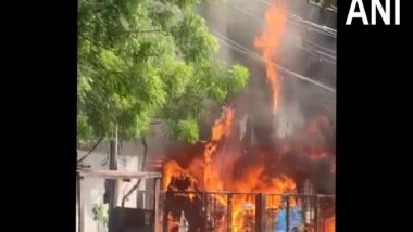 India News | Tamil Nadu: Fire Breaks out at Drug Factory in Chennai