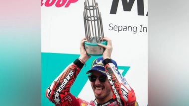 Sports News | Malaysian GP: Francesco Bagnaia Claims Seventh Win of Campaign, Title Holder to Be Decided at Valencia