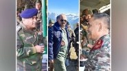 India News | Top Defence Brass Enjoys Deepawali with Troops on Pak, China Border