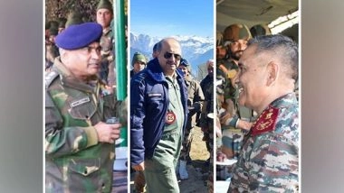 India News | Top Defence Brass Enjoys Deepawali with Troops on Pak, China Border