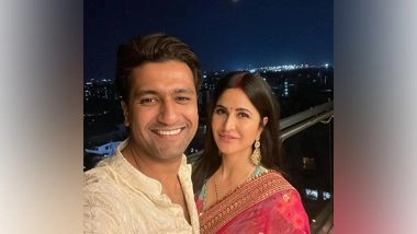 Entertainment News | A Look at Vicky Kaushal, Katrina Kaif's Diwali Puja as Mr and Mrs