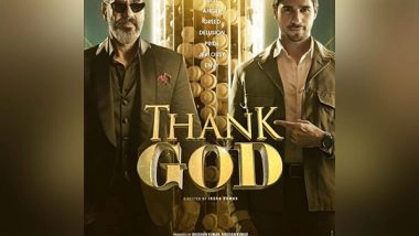 Entertainment News | Sidharth Malhotra, Ajay Devgn's 'Thank God' Title Track out Now