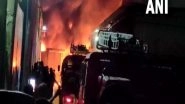India News | West Bengal: Fire Breaks out at Plastic Godown in Howrah