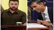 World News | Rishi Sunak Speaks with Zelenskyy, Russia Says 'no Hopes' for Better Ties with UK