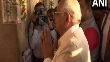 India News | Gujarat CM Bhupendra Patel Offers Prayers at Panchdev Mandir in Gandhinagar