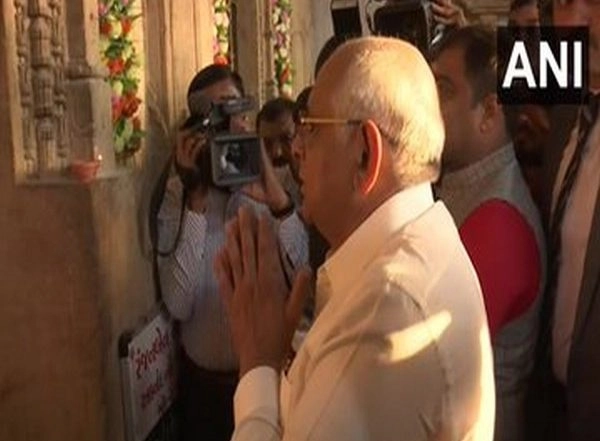 India News | Gujarat CM Bhupendra Patel Offers Prayers at Panchdev Mandir in Gandhinagar