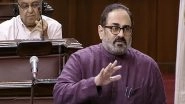 Business News | Data Protection Bill Will Be Simple and Modern: Rajeev Chandrashekhar