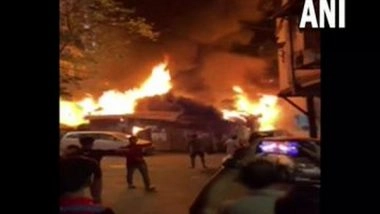 India News | Mumbai: Fire Breaks out in Warehouse, No Casualties Reported