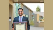 Business News | This 22-year-old Becomes First Indian and Youngest Ever Garwood Fellow at University of California Berkeley