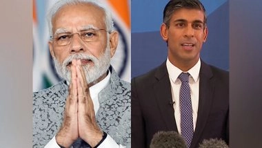 World News | PM Modi Speaks with Rishi Sunak, Leaders Emphasise Early Conclusion of Balanced Free Trade Agreement