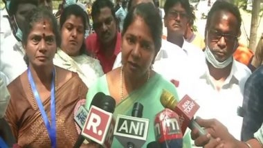 India News |  MP Kanimozhi Apologizes for Derogatory Remarks on Women by DMK Leader Sadai Sadiq