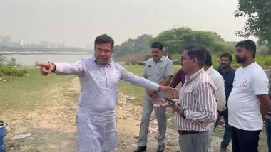 India News | BJP's Parvesh Verma in Verbal Spat with Delhi Jal Board Official over Chemical Spray in Yamuna