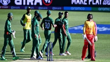 Sports News | T20 WC: Fiery Spells by Taskin, Hossain Guide Bangladesh to 3-run Victory over Zimbabwe in Last-over Thriller